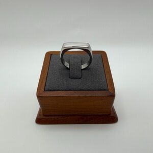Stainless steel rectangle shape ring